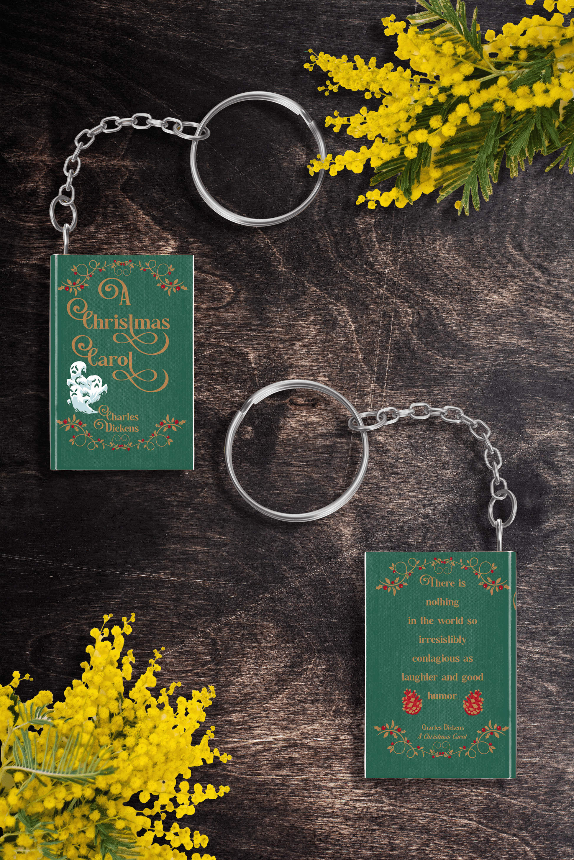 a christmas carol book accessory